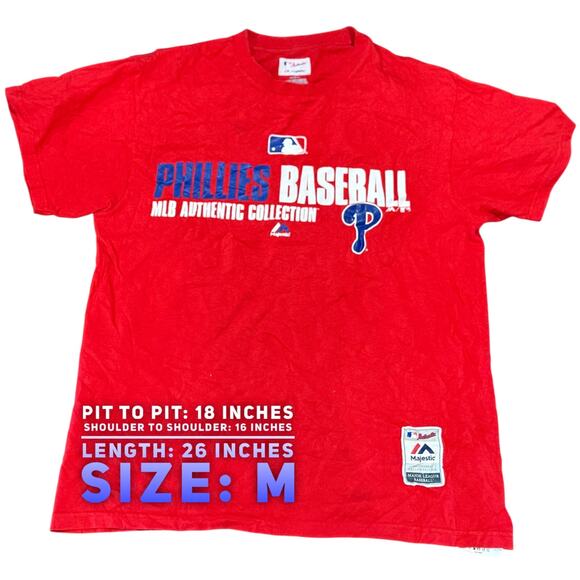 Vintage Tees - MLB Authentic Collection Philadelphia Phillies Graphic Tee*SZ M - Picture 2 of 4